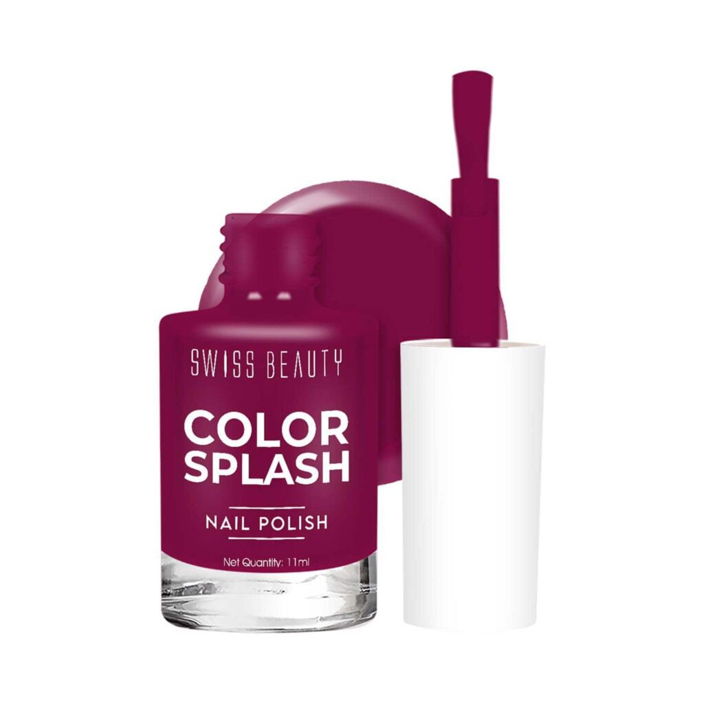 Swiss Beauty Color Splash Nail Polish - Shade 55 (11 ml) - Swiss Beauty