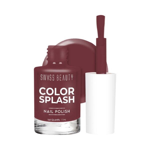 Swiss Beauty Color Splash Nail Polish - Shade 56 (11 ml) - Swiss Beauty