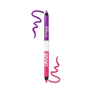SWISS BEAUTY CRAZE It's Extraa Duo Matte Pencil Kajal with Vitamin E | 2-in-1 Shades | Highly Pigmented | Smudge-Proof | With Precise Tip | Shade- Mean Girls, 2.6g |,Multicolor