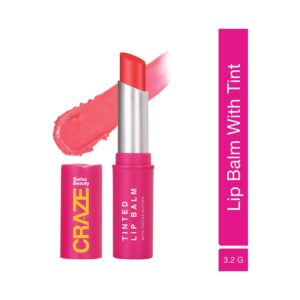 Swiss Beauty Craze Tinted Lip Balm - Coral Pink (3.2 g) - Swiss Beauty