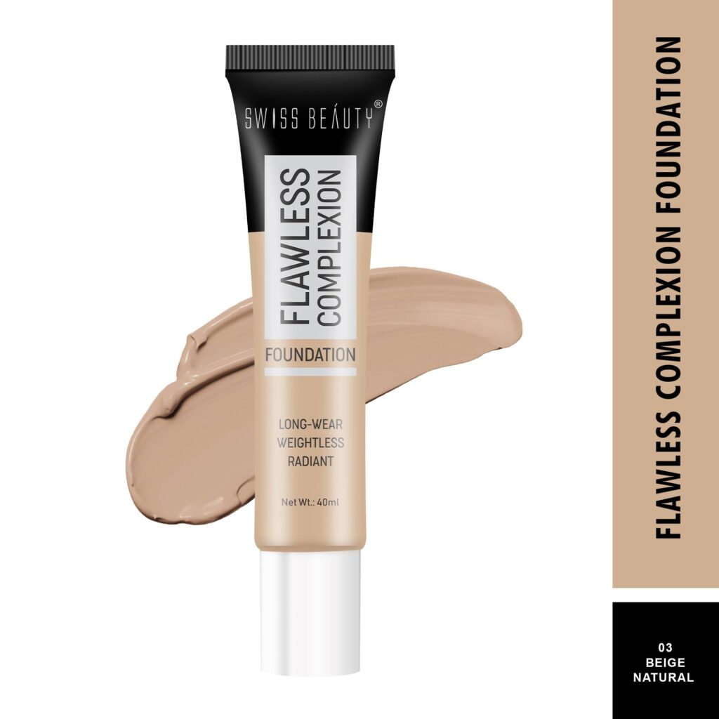 Swiss Beauty Flawless Complexion Foundation - Beige Natural (40ml) - Swiss Beauty
