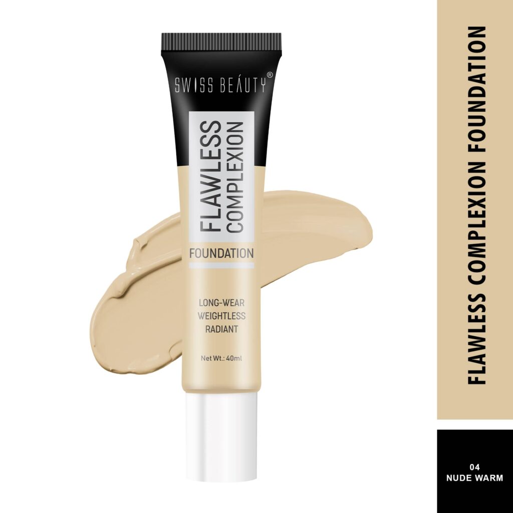 Swiss Beauty Flawless Complexion Foundation - Nude Warm (40ml) - Swiss Beauty