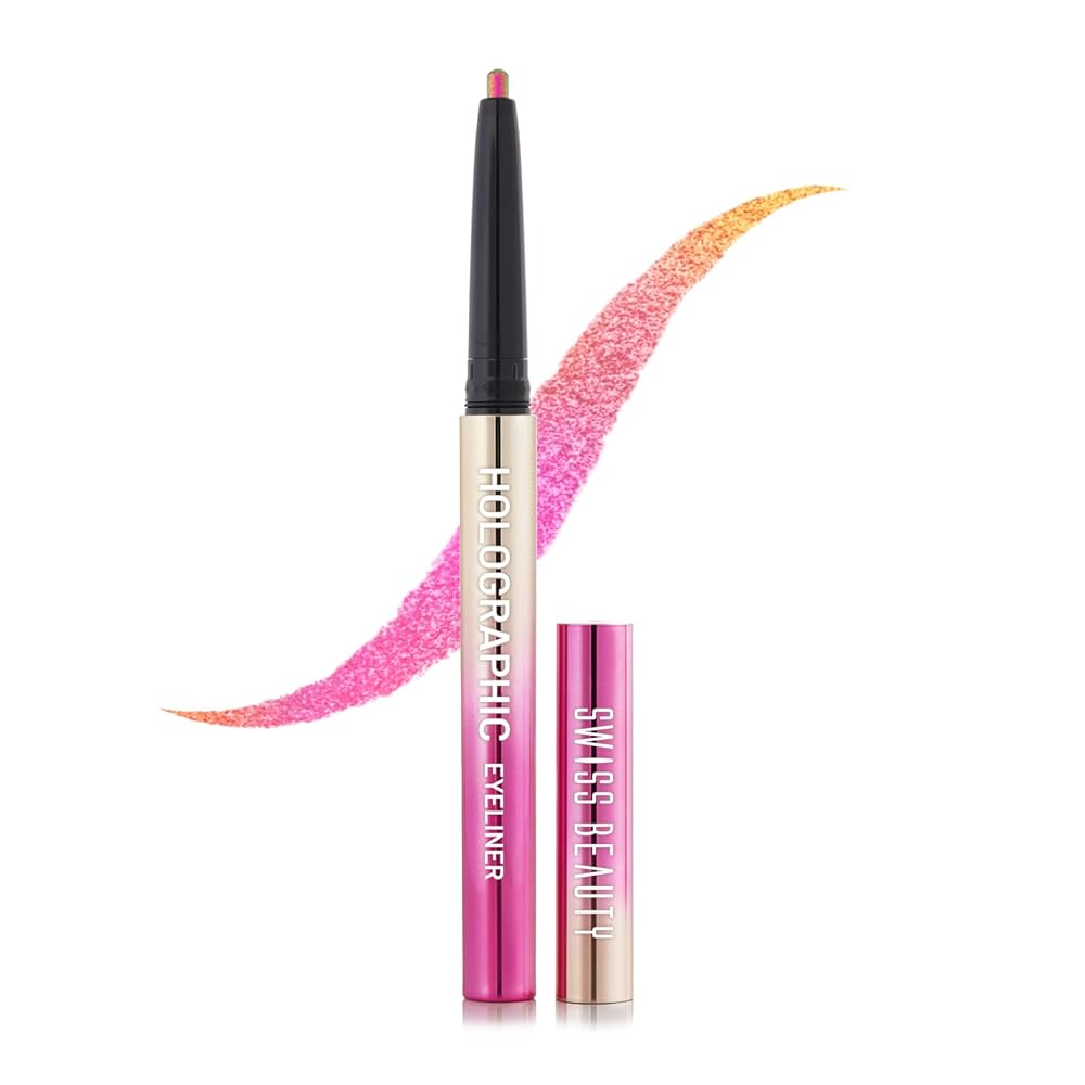 SWISS BEAUTY Holographic Pencil Eyeliner SB-951-04 1.0 Nos Box,Multicolor