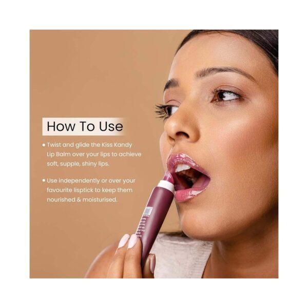 Swiss Beauty Kiss Kandy Lip Balm with Olive Oil - Mulberry (10 ml) - Swiss Beauty