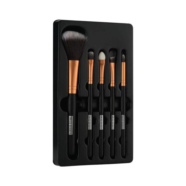 Swiss Beauty Makeup Brush - Gold (5Pcs) - Swiss Beauty