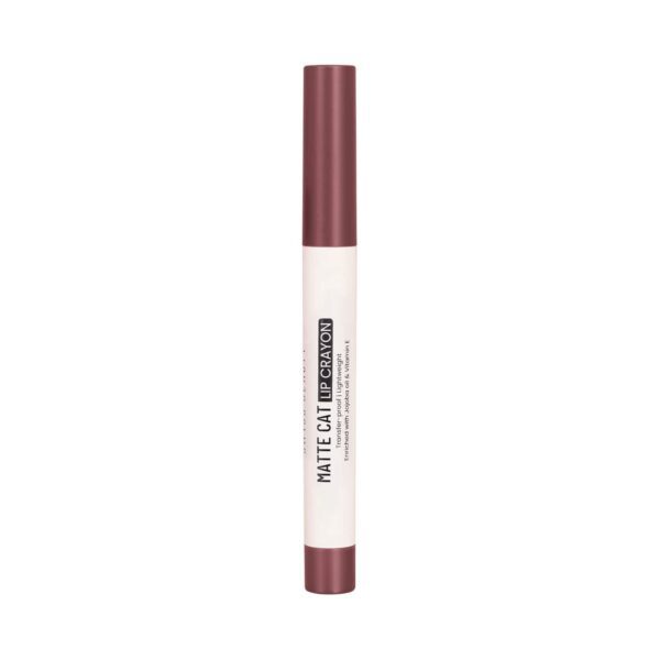 Swiss Beauty Matte Cat Lip Crayon - Flattering Peach (1.5 g) - Swiss Beauty