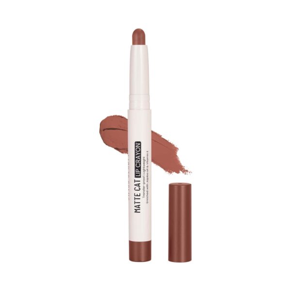 Swiss Beauty Matte Cat Lip Crayon - Regal Camarine (1.5 g) - Swiss Beauty