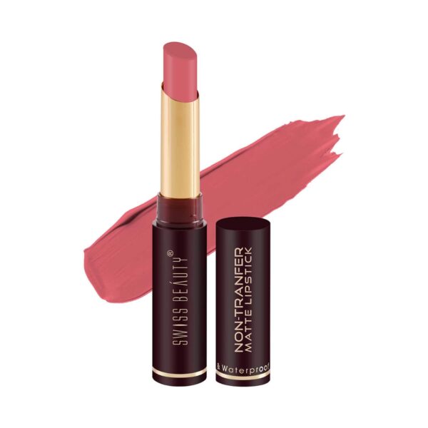 Swiss Beauty Non-Transfer Matte Lipstick - Berrylicious (2 g) - Swiss Beauty