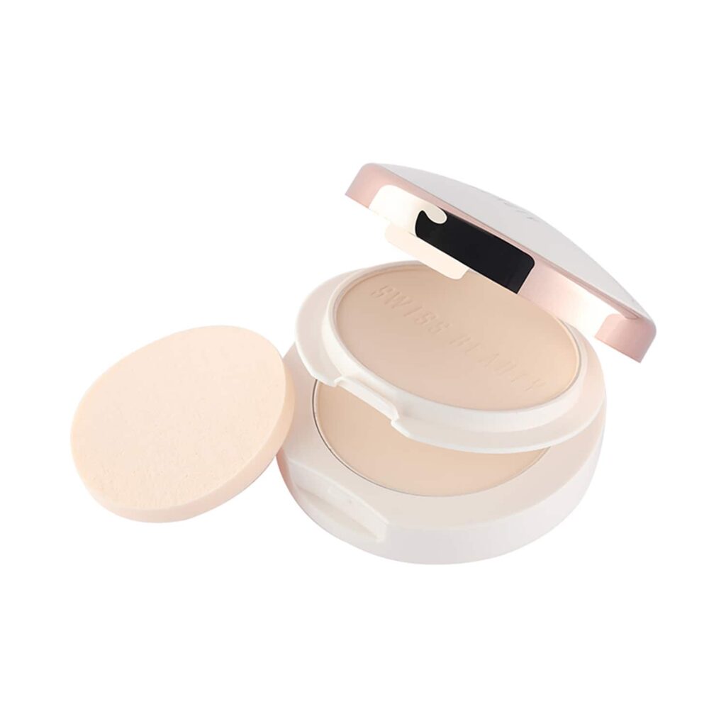 Swiss Beauty Oil Control Compact Powder - Pearly Ivory (20g) - Swiss Beauty