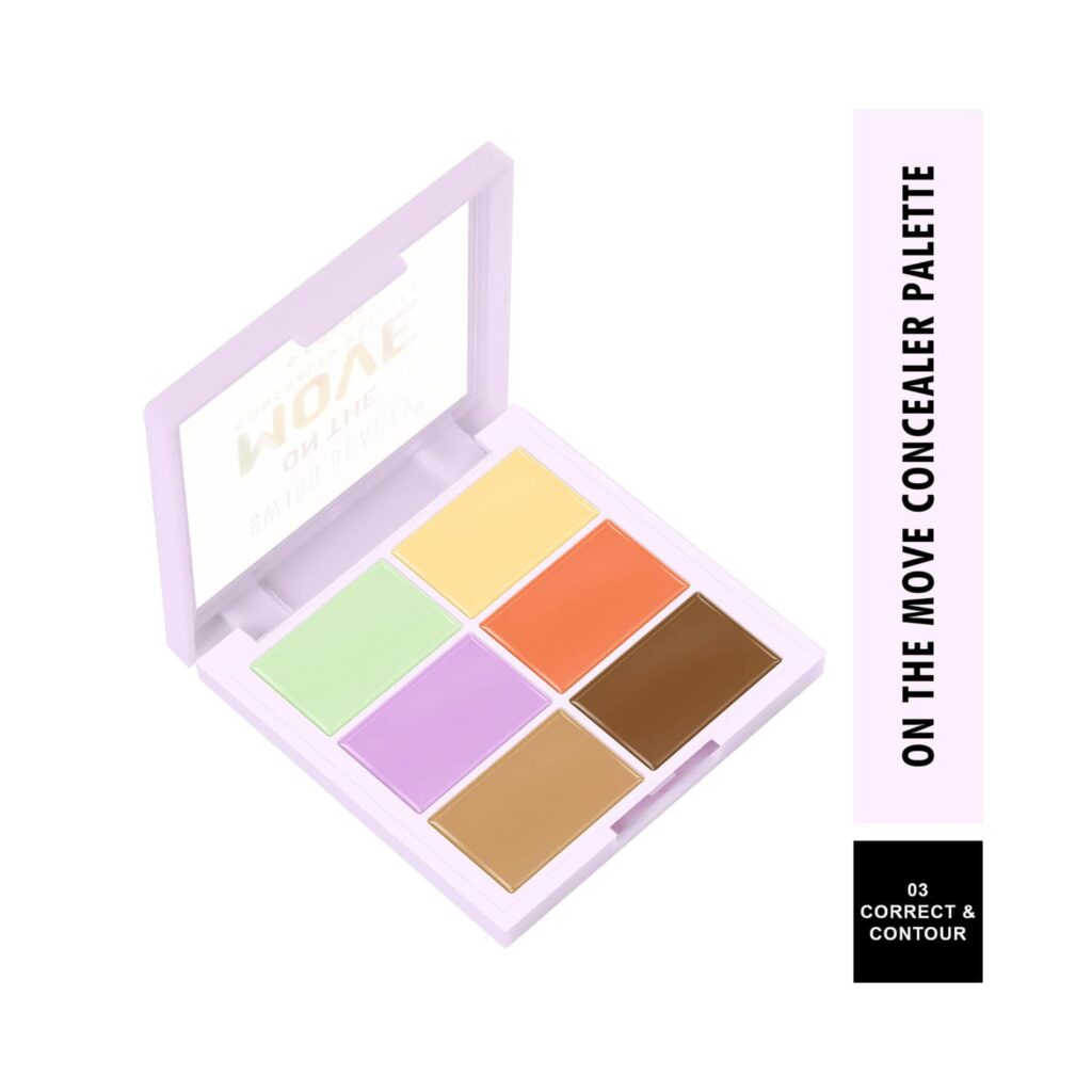 Swiss Beauty On The Move Concealer Palette - 03 Correct & Contour (7g) - Swiss Beauty