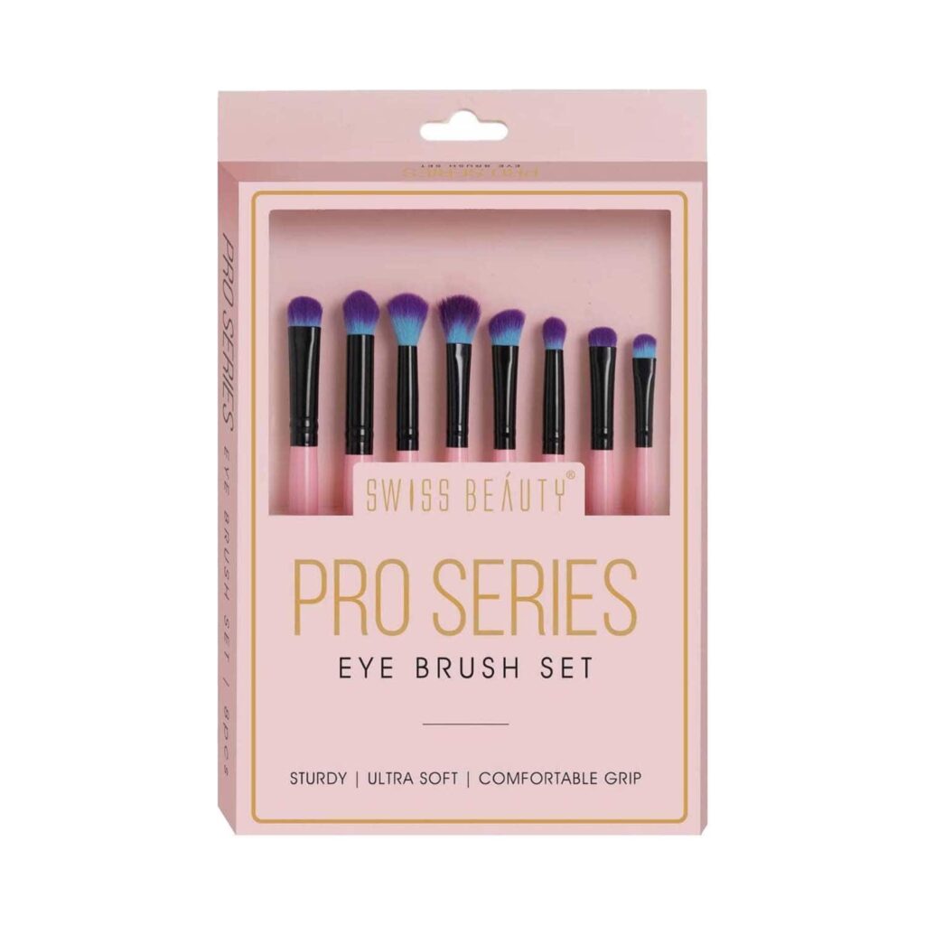 Swiss Beauty Pro Series Eye Brush Set (8 pcs) - Swiss Beauty
