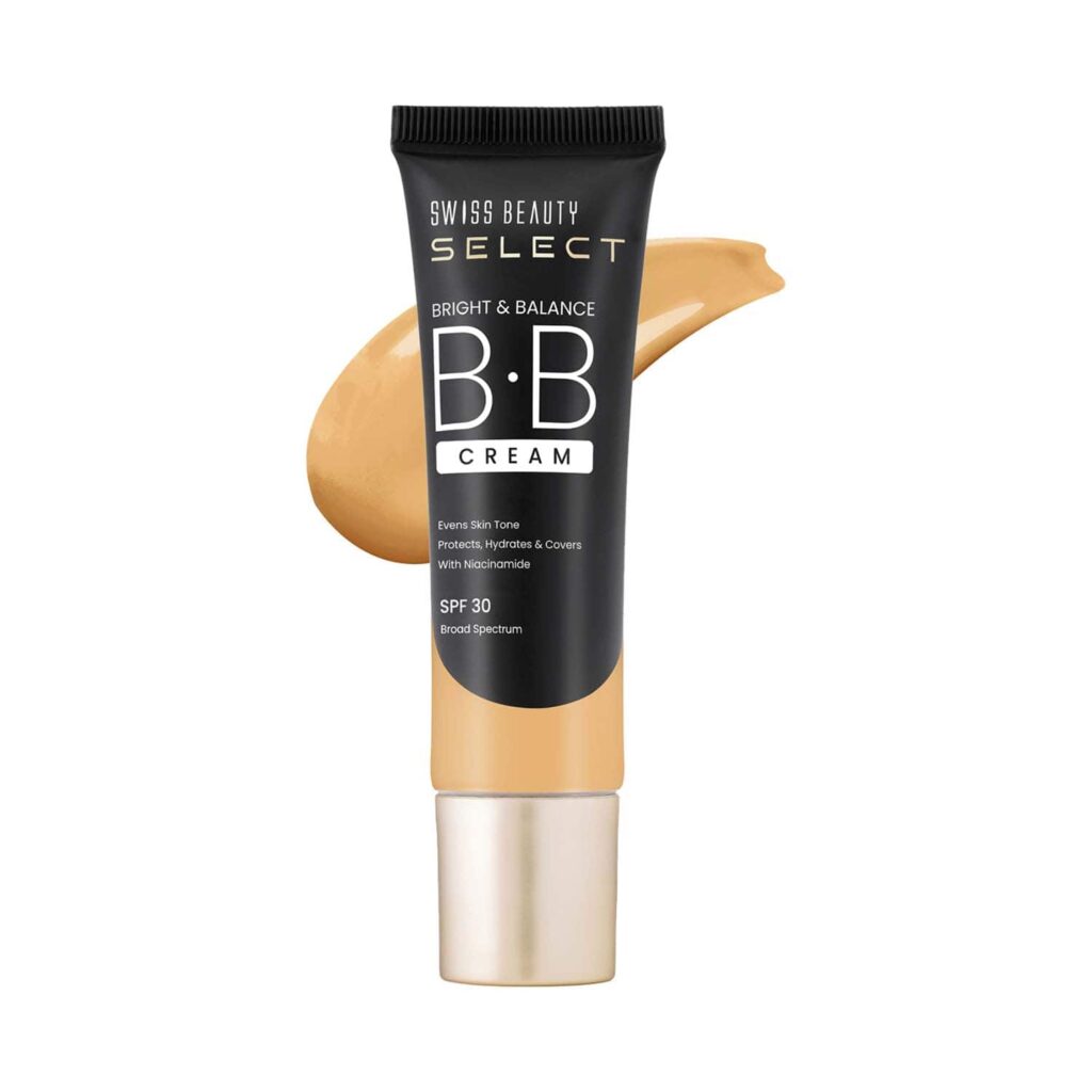 Swiss Beauty Select Bright & Balance Multifunctional BB Cream with SPF 30 - My Cinnamon (30 g) - Swiss Beauty