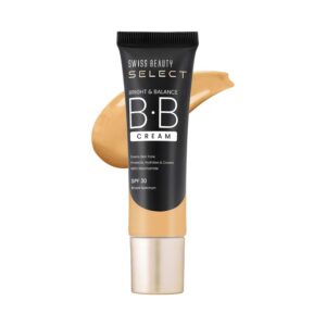 Swiss Beauty Select Bright & Balance Multifunctional BB Cream with SPF 30 - My Cinnamon (30 g) - Swiss Beauty