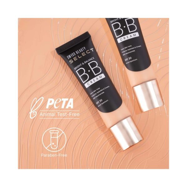 Swiss Beauty Select Bright & Balance Multifunctional BB Cream with SPF 30 - That's Fair (30 g) - Swiss Beauty