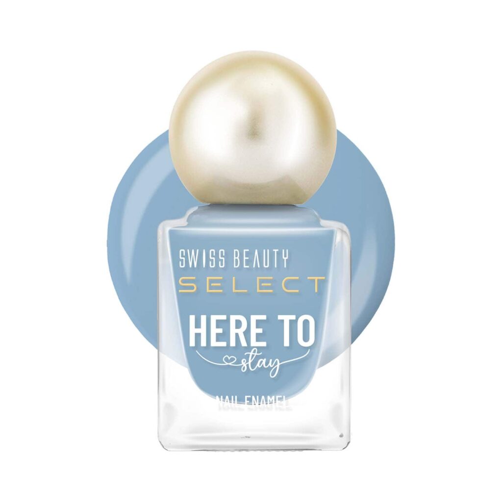 Swiss Beauty Select Here To Stay Nail Enamel - Cadet Teal (12 ml) - Swiss Beauty