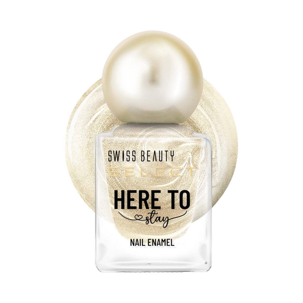 Swiss Beauty Select Here To Stay Nail Enamel - Chunky Champagne (12 ml) - Swiss Beauty