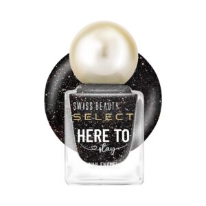 Swiss Beauty Select Here To Stay Nail Enamel - Chunky Emerald (12 ml) - Swiss Beauty
