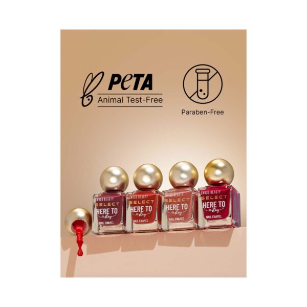 Swiss Beauty Select Here To Stay Nail Enamel - Chunky Emerald (12 ml) - Swiss Beauty