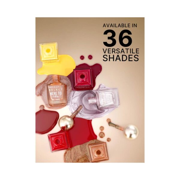 Swiss Beauty Select Here To Stay Nail Enamel - Chunky Emerald (12 ml) - Swiss Beauty