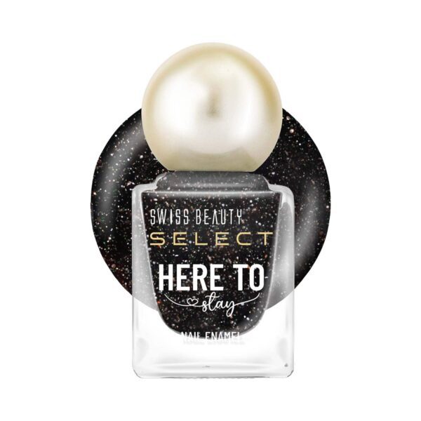 Swiss Beauty Select Here To Stay Nail Enamel - Chunky Emerald (12 ml) - Swiss Beauty