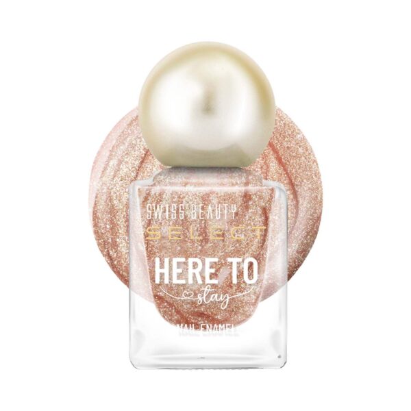 Swiss Beauty Select Here To Stay Nail Enamel - Chunky Gold (12 ml) - Swiss Beauty