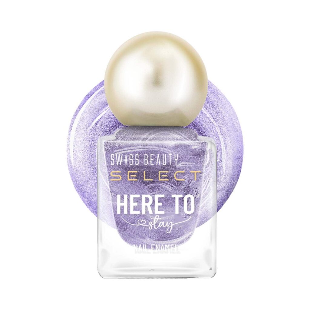Swiss Beauty Select Here To Stay Nail Enamel - Chunky Violet (12 ml) - Swiss Beauty