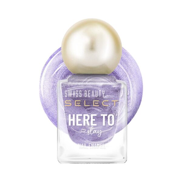 Swiss Beauty Select Here To Stay Nail Enamel - Chunky Violet (12 ml) - Swiss Beauty