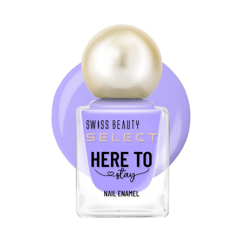 Swiss Beauty Select Here To Stay Nail Enamel - Lavender Herb (12 ml) - Swiss Beauty