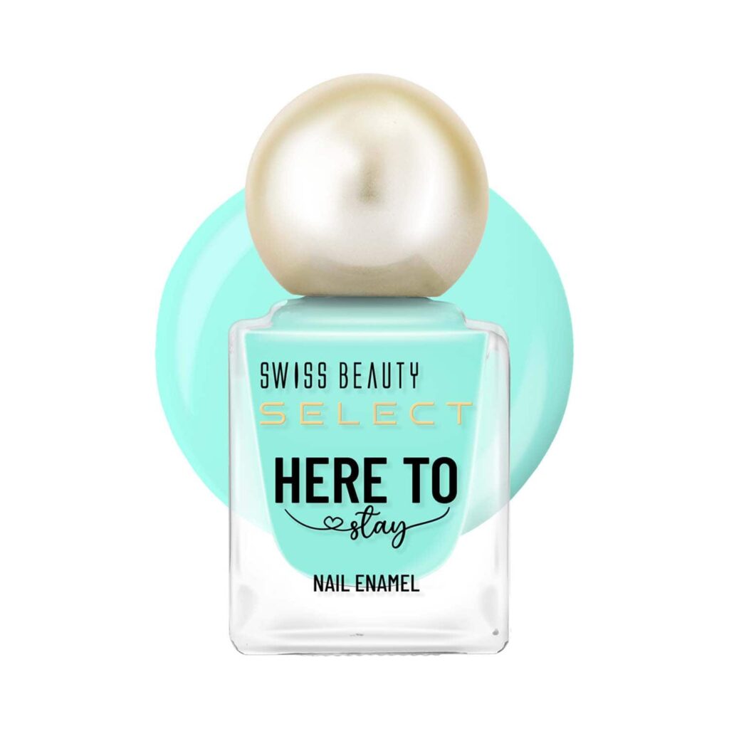 Swiss Beauty Select Here To Stay Nail Enamel - Pepper Mint (12 ml) - Swiss Beauty
