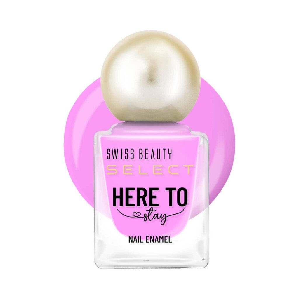 Swiss Beauty Select Here To Stay Nail Enamel - Persian Pink (12 ml) - Swiss Beauty