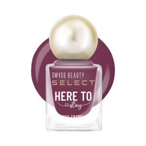 Swiss Beauty Select Here To Stay Nail Enamel - Warm Pink (12 ml) - Swiss Beauty