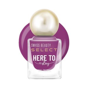 Swiss Beauty Select Here To Stay Nail Enamel - Winter Magenta (12 ml) - Swiss Beauty