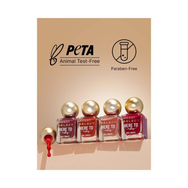 Swiss Beauty Select Here To Stay Nail Enamel - Winter Magenta (12 ml) - Swiss Beauty