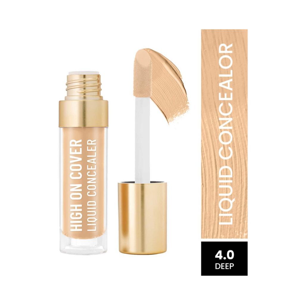 Swiss Beauty Select High On Cover Liquid Concealer - 4.0 Deep (5.5 ml) - Swiss Beauty