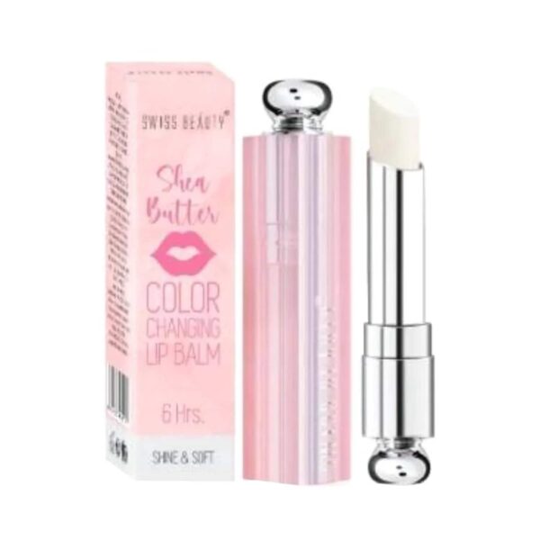 Swiss Beauty Shea Butter Color Changing Lip Balm - (3.2g) - Swiss Beauty