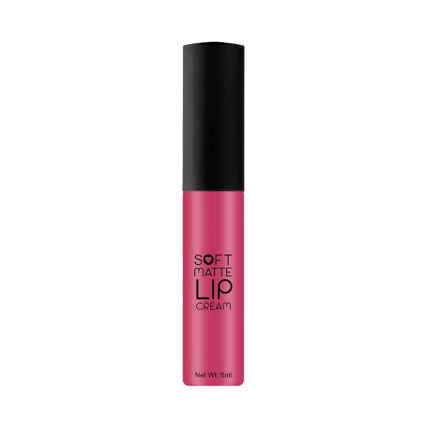 Swiss Beauty Soft Matte Lip Cream Weightless Lipstick - Lotus Pink (6 ml) - Swiss Beauty