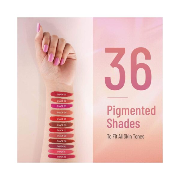 Swiss Beauty Soft Matte Lip Cream Weightless Lipstick - Lotus Pink (6 ml) - Swiss Beauty