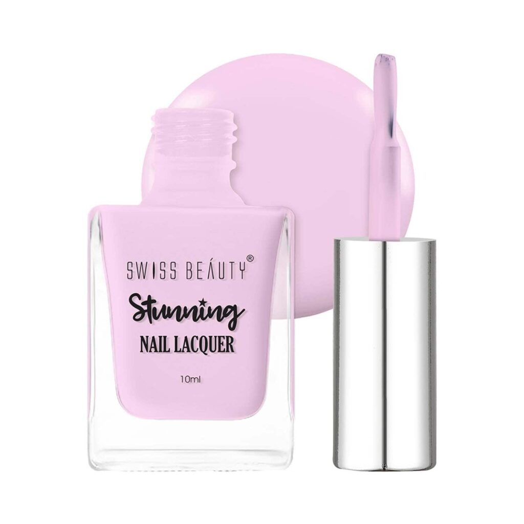 Swiss Beauty Stunning Nail Lacquer - Little Lilac (10 ml) - Swiss Beauty