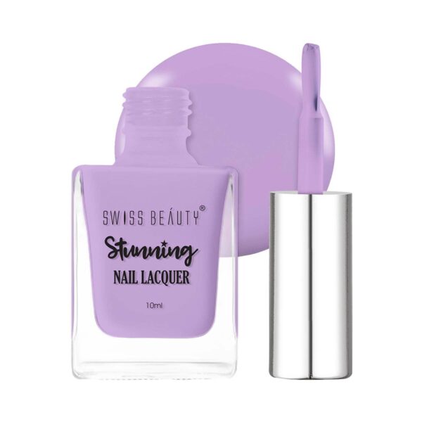 Swiss Beauty Stunning Nail Lacquer - Royal Lavender (10 ml) - Swiss Beauty