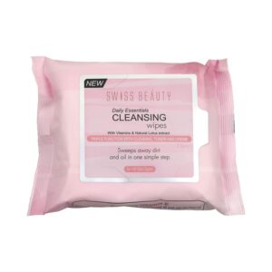Swiss Beauty Wet Natural Lotus Face Cleansing Wipes (25 g) - Swiss Beauty