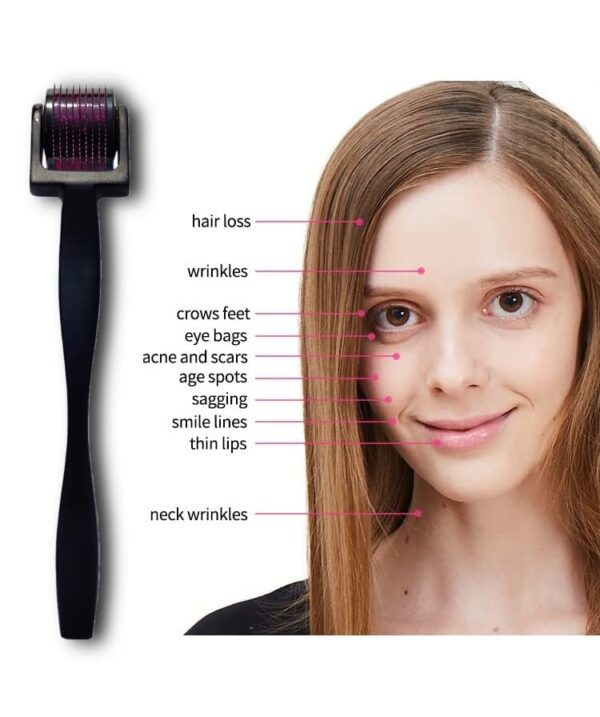 T TOPLINE Derma Roller for Face Acne Scars, Skin Ageing & Hair Regrowth(0.5mm,0.75mm,1.0mm,1.5mm) (0.75 mm)