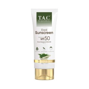 TAC - The Ayurveda Co. Eladi Sunscreen SPF 50 (50 g) - TAC - The Ayurveda Co.