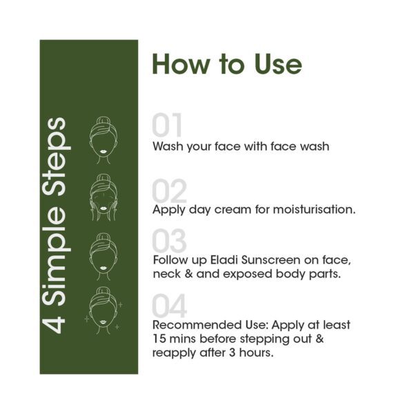 TAC - The Ayurveda Co. Eladi Sunscreen SPF 50 (50 g) - TAC - The Ayurveda Co.