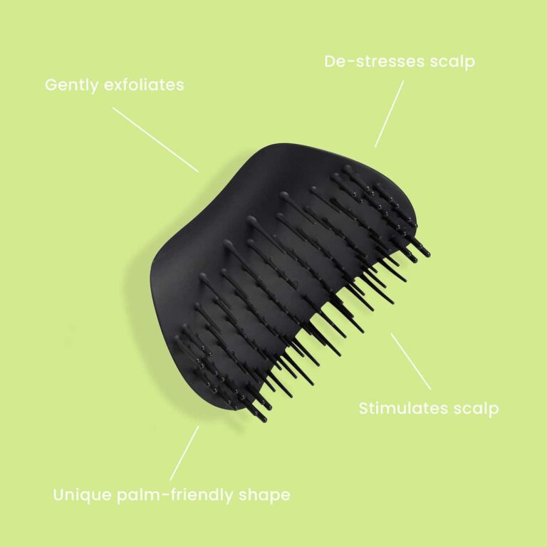 Tangle Teezer Scalp Exfoliator & Massager - Black - Tangle Teezer