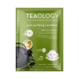 Teaology Green Tea AHA Pore Purifying Sheet Mask (21ml) - Teaology