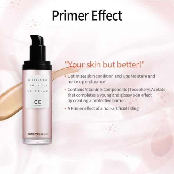 Thank You Farmer Be Beautiful Luminous CC Cream SPF 30 PA++ - Beige (40ml) - Thank You Farmer