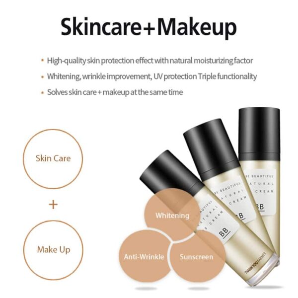 Thank You Farmer Be Beautiful Natural BB Cream SPF 30 PA++ - Beige (40ml) - Thank You Farmer