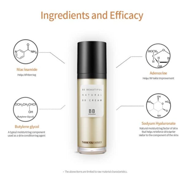 Thank You Farmer Be Beautiful Natural BB Cream SPF 30 PA++ - Beige (40ml) - Thank You Farmer