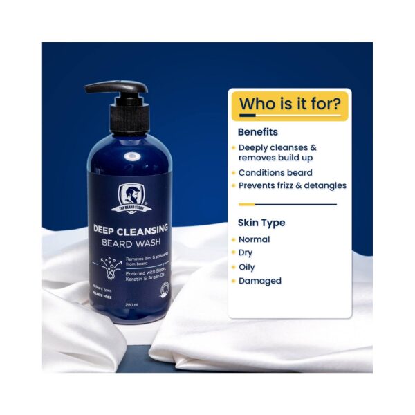 The Beard Story Deep Cleansing Beard Wash (250ml) - The Beard Story