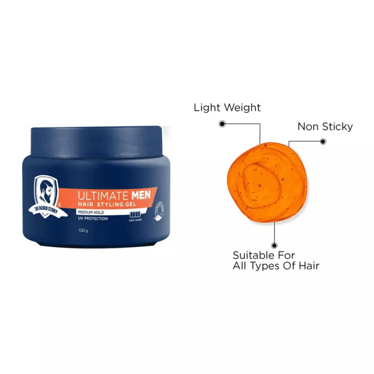 The Beard Story Hair Styling Gel for Medium Hold (100gm) - The Beard Story